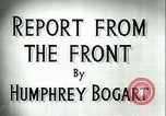 Image of Humphrey Bogart European Theater, 1944, second 5 stock footage video 65675022107