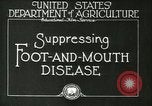 Image of foot and mouth disease United States USA, 1925, second 17 stock footage video 65675022110