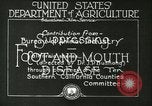 Image of foot and mouth disease United States USA, 1925, second 22 stock footage video 65675022110