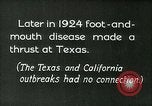 Image la fièvre aphteuse United States USA, 1925, de la seconde 3 séquences d'archives historiques vidéo 65675022116