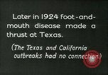 Image la fièvre aphteuse United States USA, 1925, de la seconde 4 séquences d'archives historiques vidéo 65675022116