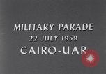 Immagine di Parata militare Il Cairo Egitto, 1959, secondo 8 filmato di repertorio 65675022139