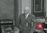 Image of President Dwight D Eisenhower Washington DC USA, 1953, second 41 stock footage video 65675022149
