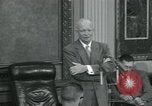 Standbild Präsident Eisenhower Washington DC USA, 1953, aus Sekunde 3 historischem Filmmaterial Videoclip 65675022150