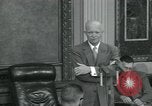 Standbild Präsident Eisenhower Washington DC USA, 1953, aus Sekunde 4 historischem Filmmaterial Videoclip 65675022150