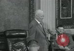 Standbild Präsident Eisenhower Washington DC USA, 1953, aus Sekunde 13 historischem Filmmaterial Videoclip 65675022150