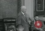 Standbild Präsident Eisenhower Washington DC USA, 1953, aus Sekunde 15 historischem Filmmaterial Videoclip 65675022150