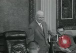 Standbild Präsident Eisenhower Washington DC USA, 1953, aus Sekunde 24 historischem Filmmaterial Videoclip 65675022150