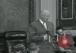 Standbild Präsident Eisenhower Washington DC USA, 1953, aus Sekunde 29 historischem Filmmaterial Videoclip 65675022150
