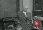 Standbild Präsident Eisenhower Washington DC USA, 1953, aus Sekunde 33 historischem Filmmaterial Videoclip 65675022150