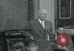 Standbild Präsident Eisenhower Washington DC USA, 1953, aus Sekunde 38 historischem Filmmaterial Videoclip 65675022150