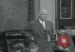 Standbild Präsident Eisenhower Washington DC USA, 1953, aus Sekunde 40 historischem Filmmaterial Videoclip 65675022150