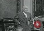 Standbild Präsident Eisenhower Washington DC USA, 1953, aus Sekunde 42 historischem Filmmaterial Videoclip 65675022150