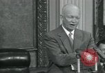 Standbild Präsident Eisenhower Washington DC USA, 1953, aus Sekunde 53 historischem Filmmaterial Videoclip 65675022150