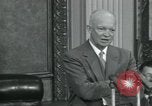 Standbild Präsident Eisenhower Washington DC USA, 1953, aus Sekunde 55 historischem Filmmaterial Videoclip 65675022150