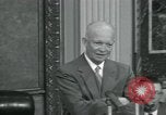 Standbild Präsident Eisenhower Washington DC USA, 1953, aus Sekunde 56 historischem Filmmaterial Videoclip 65675022150