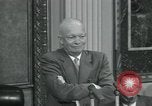 Standbild Präsident Eisenhower Washington DC USA, 1953, aus Sekunde 59 historischem Filmmaterial Videoclip 65675022150