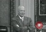Standbild Präsident Eisenhower Washington DC USA, 1953, aus Sekunde 61 historischem Filmmaterial Videoclip 65675022150