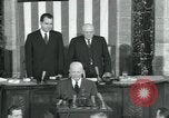 Immagine di Presidente Dwight Eisenhower D Washington DC USA, 1957, secondo 54 filmato di repertorio 65675022154