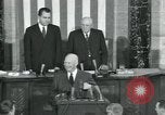Immagine di Presidente Dwight Eisenhower D Washington DC USA, 1957, secondo 56 filmato di repertorio 65675022154