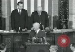 Immagine di Presidente Dwight Eisenhower D Washington DC USA, 1957, secondo 57 filmato di repertorio 65675022154