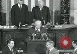 Immagine di Presidente Dwight Eisenhower D Washington DC USA, 1957, secondo 62 filmato di repertorio 65675022154