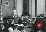 Standbild Präsident Dwight D Eisenhower Washington DC USA, 1953, aus Sekunde 6 historischem Filmmaterial Videoclip 65675022158