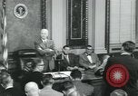 Standbild Präsident Dwight D Eisenhower Washington DC USA, 1953, aus Sekunde 7 historischem Filmmaterial Videoclip 65675022158