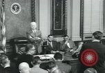 Standbild Präsident Dwight D Eisenhower Washington DC USA, 1953, aus Sekunde 8 historischem Filmmaterial Videoclip 65675022158