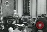 Standbild Präsident Dwight D Eisenhower Washington DC USA, 1953, aus Sekunde 9 historischem Filmmaterial Videoclip 65675022158