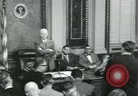 Standbild Präsident Dwight D Eisenhower Washington DC USA, 1953, aus Sekunde 10 historischem Filmmaterial Videoclip 65675022158