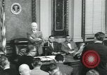 Standbild Präsident Dwight D Eisenhower Washington DC USA, 1953, aus Sekunde 11 historischem Filmmaterial Videoclip 65675022158