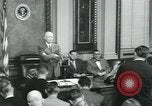Standbild Präsident Dwight D Eisenhower Washington DC USA, 1953, aus Sekunde 12 historischem Filmmaterial Videoclip 65675022158