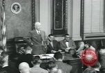Standbild Präsident Dwight D Eisenhower Washington DC USA, 1953, aus Sekunde 32 historischem Filmmaterial Videoclip 65675022158