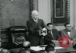 Standbild Präsident Dwight D Eisenhower Washington DC USA, 1953, aus Sekunde 39 historischem Filmmaterial Videoclip 65675022160