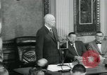 Standbild Präsident Dwight D Eisenhower Washington DC USA, 1953, aus Sekunde 58 historischem Filmmaterial Videoclip 65675022160