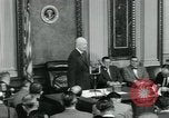 Standbild Präsident Dwight D Eisenhower Washington DC USA, 1953, aus Sekunde 4 historischem Filmmaterial Videoclip 65675022161