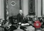 Standbild Präsident Dwight D Eisenhower Washington DC USA, 1953, aus Sekunde 10 historischem Filmmaterial Videoclip 65675022161
