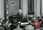Standbild Präsident Dwight D Eisenhower Washington DC USA, 1953, aus Sekunde 11 historischem Filmmaterial Videoclip 65675022161
