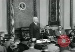 Standbild Präsident Dwight D Eisenhower Washington DC USA, 1953, aus Sekunde 13 historischem Filmmaterial Videoclip 65675022161