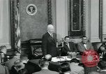 Standbild Präsident Dwight D Eisenhower Washington DC USA, 1953, aus Sekunde 14 historischem Filmmaterial Videoclip 65675022161