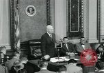 Standbild Präsident Dwight D Eisenhower Washington DC USA, 1953, aus Sekunde 15 historischem Filmmaterial Videoclip 65675022161