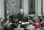 Standbild Präsident Dwight D Eisenhower Washington DC USA, 1953, aus Sekunde 35 historischem Filmmaterial Videoclip 65675022161