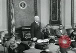 Standbild Präsident Dwight D Eisenhower Washington DC USA, 1953, aus Sekunde 54 historischem Filmmaterial Videoclip 65675022161