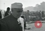Image of Jawaharlal Nehru at Republic Day parade New Delhi India, 1950, second 11 stock footage video 65675022163
