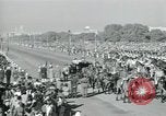 Image of Jawaharlal Nehru at Republic Day parade New Delhi India, 1950, second 47 stock footage video 65675022163