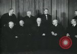 Image of Supreme Court Justices posing for photograph Washington DC USA, 1958, second 10 stock footage video 65675022164