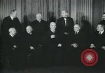 Image of Supreme Court Justices posing for photograph Washington DC USA, 1958, second 11 stock footage video 65675022164