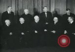 Image of Supreme Court Justices posing for photograph Washington DC USA, 1958, second 18 stock footage video 65675022164