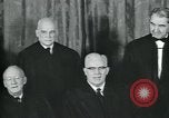 Image of Supreme Court Justices posing for photograph Washington DC USA, 1958, second 20 stock footage video 65675022164